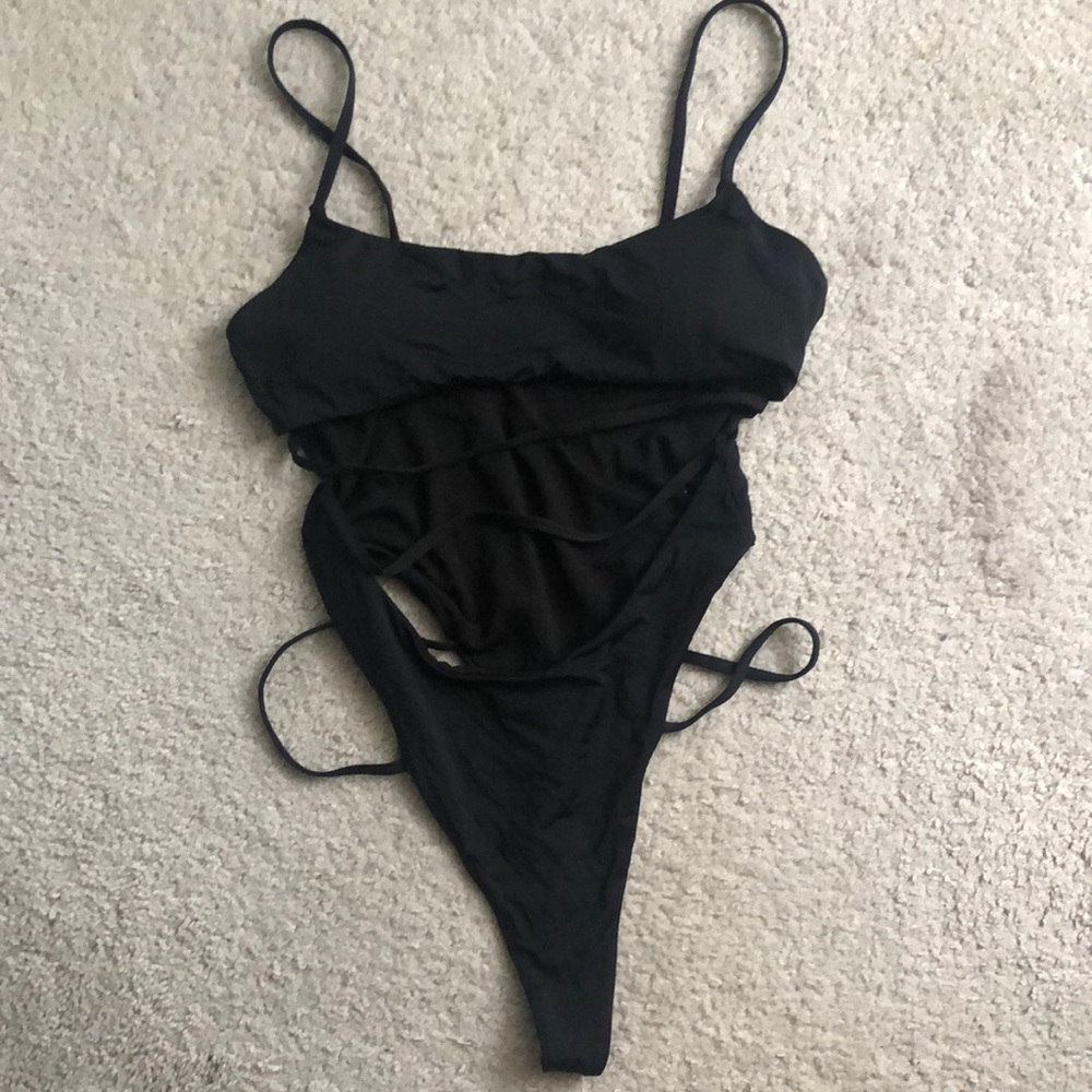 Cutout Strappy One Piece
